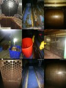 廣州時(shí)尚天河凈化器風(fēng)機清洗清洗前，中，后